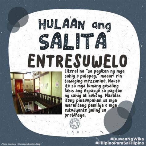 mezzanine in tagalog|ENTRESUWELO (Tagalog).